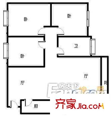 城南東苑 戶型圖