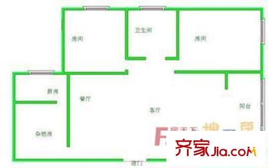 陳橋佳苑 戶型圖