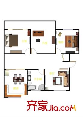 紫薇花苑 戶(hù)型圖