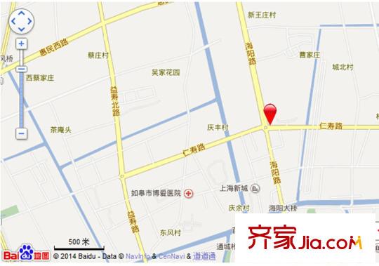 如皋碧桂園交通圖