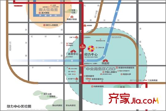 印象公館區(qū)位圖