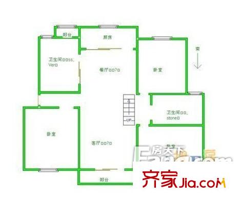 新海通花園錦繡苑 戶型圖