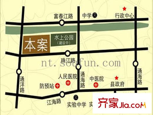 綠城西子湖畔居交通圖