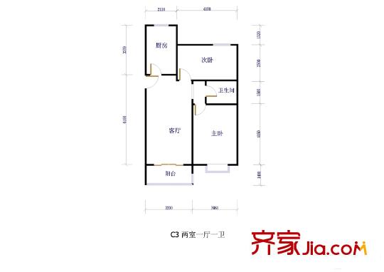 永興花苑 戶型圖