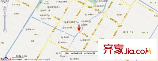 彩臣三村交通圖 