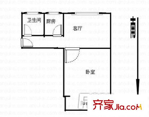 城港世紀園 戶型圖