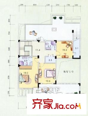 金霞東苑 戶型圖
