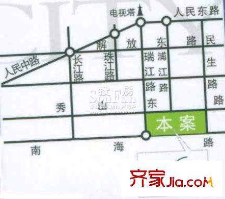 理想城交通圖 位置圖