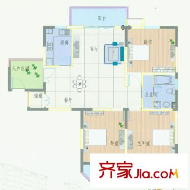 新華城市家園B戶(hù)型