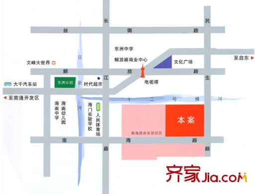 御林華府交通圖小區(qū)區(qū)位圖