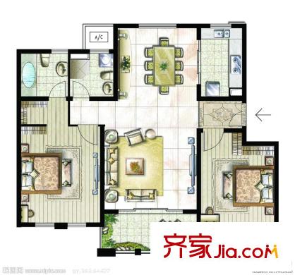 萬象北園 戶型圖