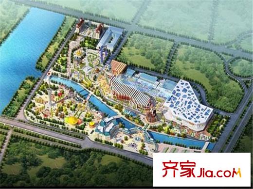 北城名郡項目西面方特樂園規(guī)劃圖