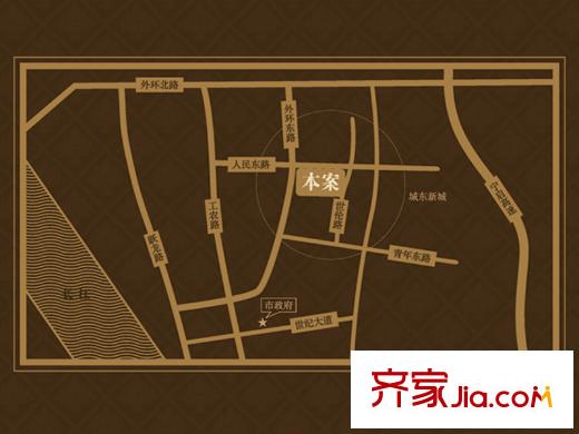 未來錦城交通圖交通地圖