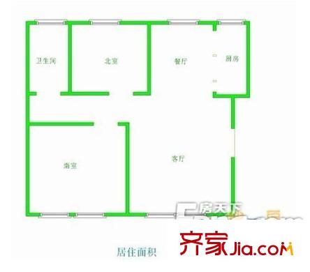 方大花苑 戶型圖
