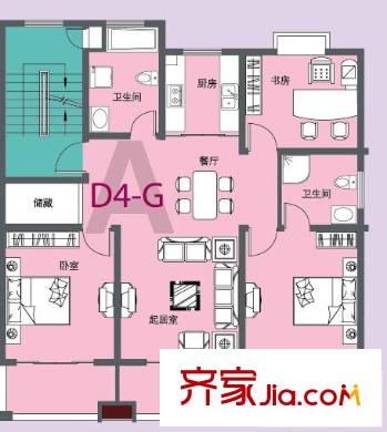 城市名人花園 戶型圖