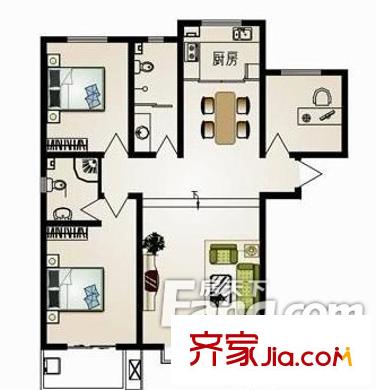 北濠山莊 戶型圖