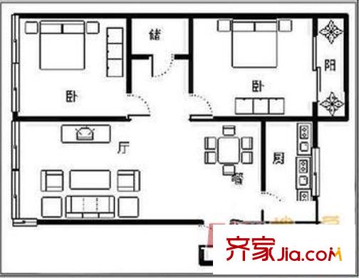 和諧怡園匯景 戶型圖