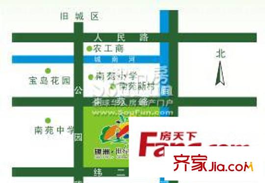 銀州世紀家園交通圖 