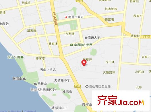五山花苑交通圖交通示意圖