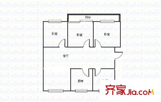 五山公寓 戶型圖