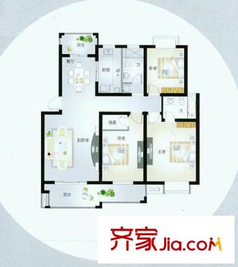 水榭花都A3標(biāo)準(zhǔn)戶型