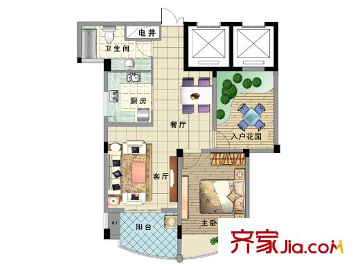 金色城品 戶型圖