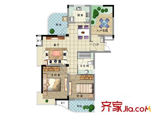 金色城品 戶型圖
