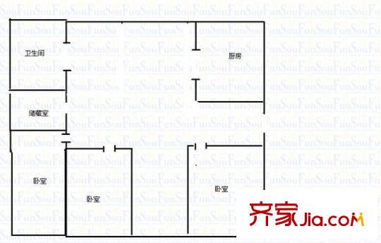 濠濱花園 戶型圖