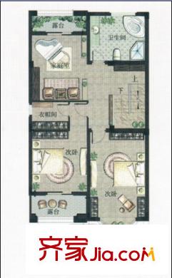 全景大廈住宅 戶(hù)型圖