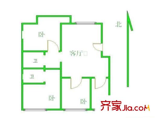北郭北村 戶型圖