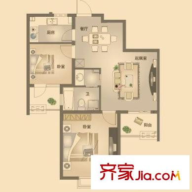 金飛達名郡 戶型圖