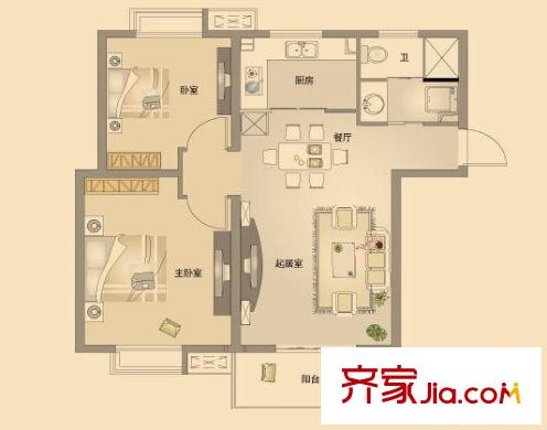金飛達名郡 戶型圖