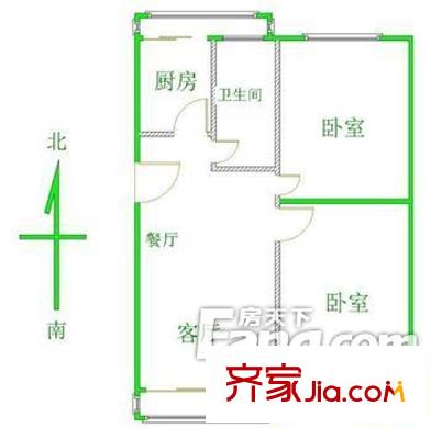 盛唐公寓 戶型圖