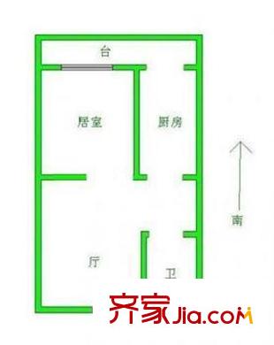 盛唐公寓 戶型圖