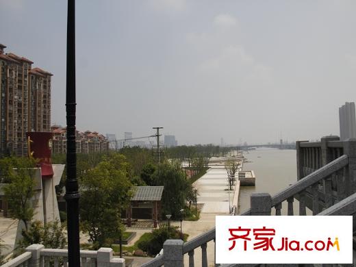 華強城南側100米處通呂運河綠廊工程