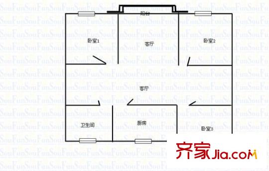 星潤花園 戶型圖