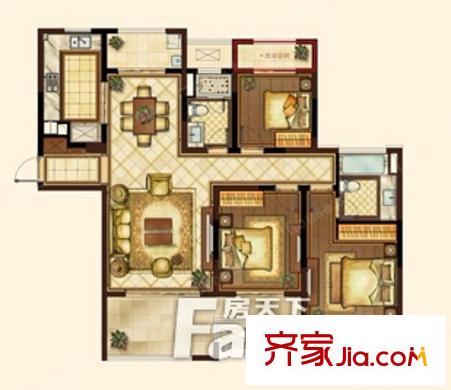江海名苑 戶型圖