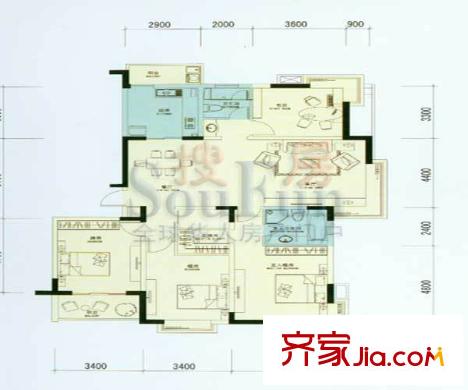 江海名苑 2幢A5戶型
