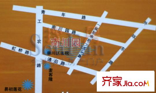 南川園交通圖