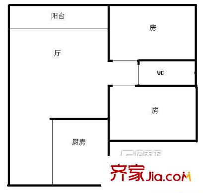竹韻花園 戶型圖