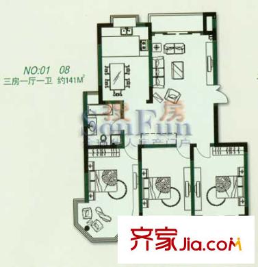 友誼家園 戶型圖