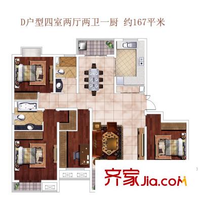 恒盛豪庭 戶型圖