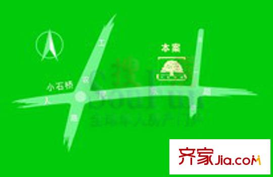 天虹花園交通圖