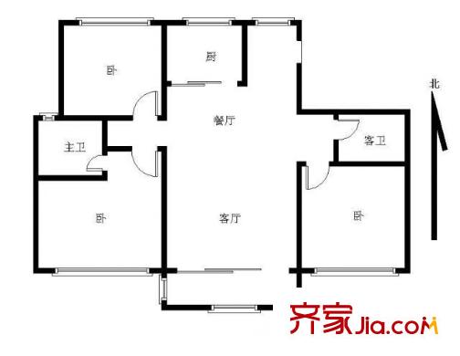 紫東花苑 戶(hù)型圖