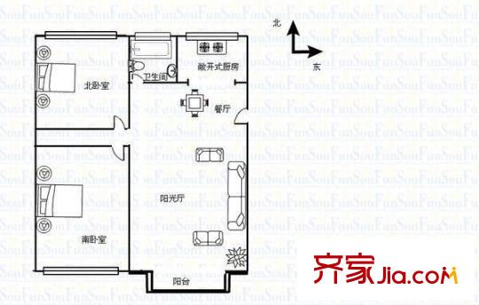 學(xué)田北苑 戶型圖