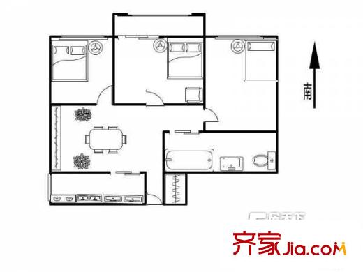 學(xué)田北苑 戶型圖
