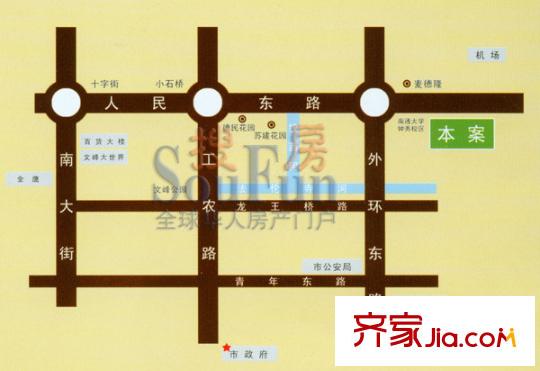 東暉花園交通圖