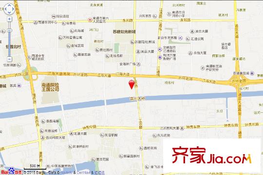 崇川星光域交通示意圖