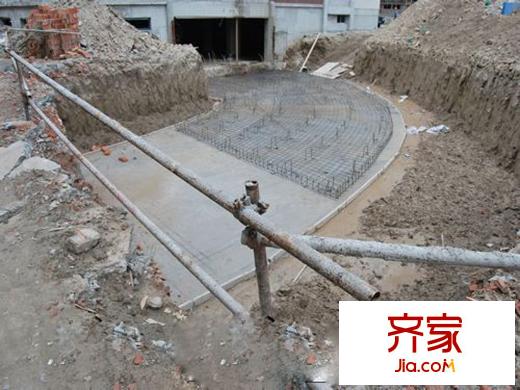 華德名人世家地下車(chē)庫(kù)施工現(xiàn)場(chǎng)（20100826）