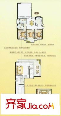 金水灣花園別墅式洋房北退臺1層 3室2廳2衛(wèi)1廚